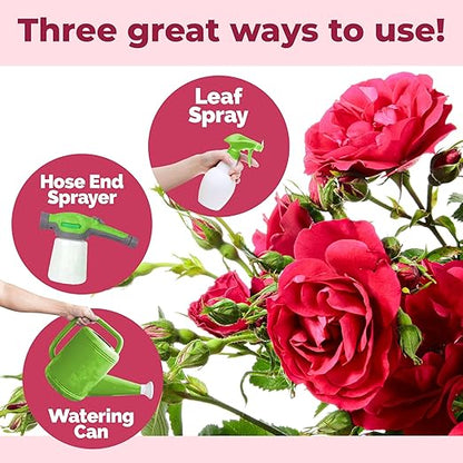 Rose Bush Fertilizer, Complete Liquid Rose Bush Plant Food, 8 oz (250mL)