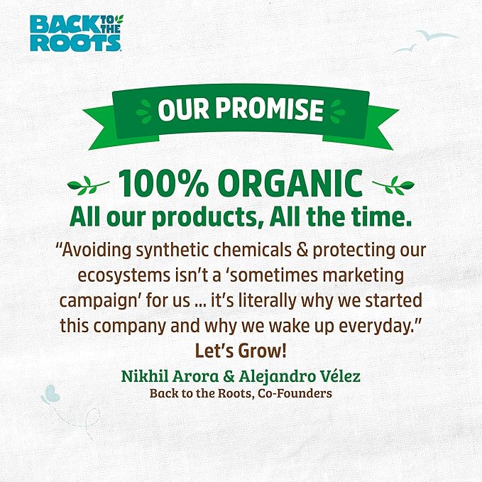 Back to The Roots 25.7qt (1 Cubic ft) Organic Premium Mulch