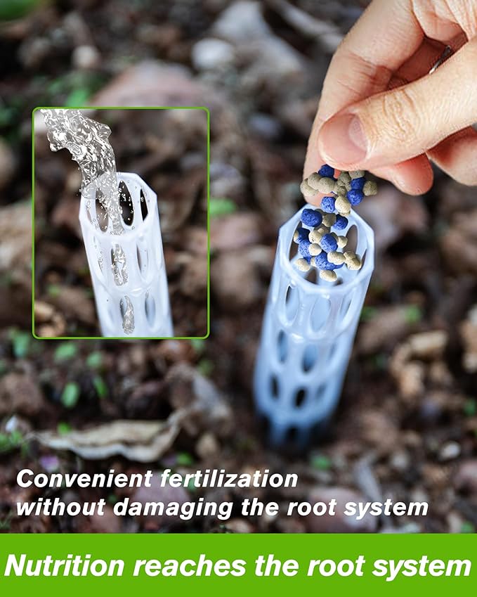 Plant Aeration Tubes for Pots -Root Rot Prevention,Prevent Overwatering for Healthy Roots. Plant Accessories,8.2 Inch Length Suitable for All Types of Flower pots （15+1）