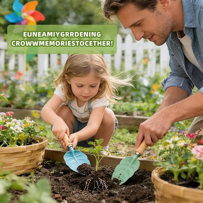 4PCS CPC Certified Kids Gardening Tools – Sturdy, Attractive & Long-Lasting Garden Set for Boys and Girls, Safe Outdoor Gardening Kit for Play & Learning