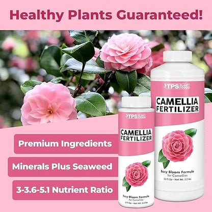 Camellia Fertilizer, Complete Liquid Camellia Plant Food, 8 oz (250mL)