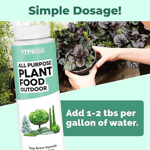 Plant Food Outdoor, Complete Liquid Outdoor Plant Fertilizer, 8 oz (250mL)