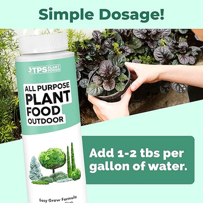 Plant Food Outdoor, Complete Liquid Outdoor Plant Fertilizer, 8 oz (250mL)