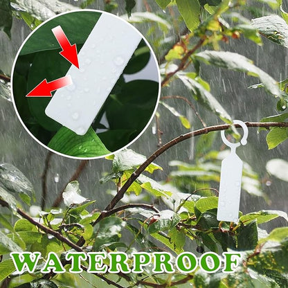 KINGLAKE 100 Pcs Thick Plastic Plant Tree Tags Markers Nursery Garden Labels