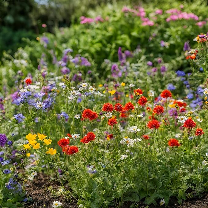 Created By Nature Montana Wildflower Seed Mix, 14 Flower Varieties, 53,000 Seeds