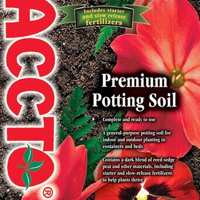 Michigan Peat General All Purpose Premium Potting Soil with Perlite for Indoor Outdoor Pots, Raised Bed, and Container Gardening, 50 lb Bag, 50 Pack