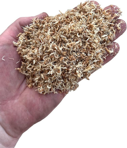 Besgrow Sphagnum Moss Petals (No Stems or Strands) Excellent for Orchids, Aroids, Tropicals, Soil Blends, Terrariums and Vivariums - 1 Gallon Loose Fill