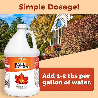 Fall Fertilizer, Complete Liquid Seasonal Plant Food, 1 Gallon (128 oz)