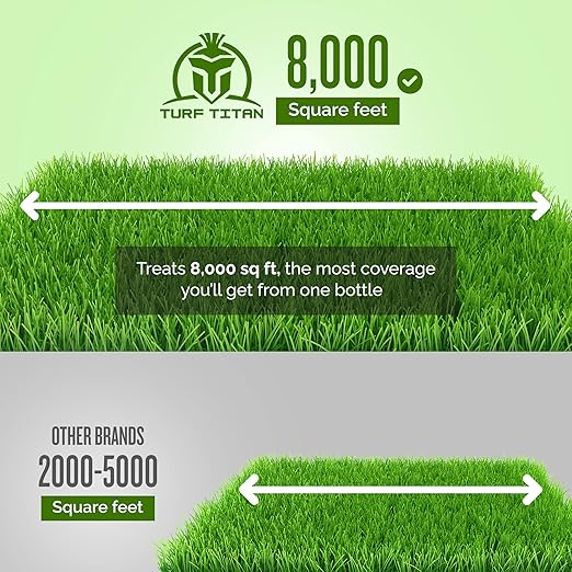 Turf Titan Hydro Holder Wetting Agent - Suspends Moisture in Your Grass Soil, Improves Water Drainage & Nutrient Uptake in Your Turf Grass, Promoting Healthy Soil - Covers 8,000 sq ft (32 oz)