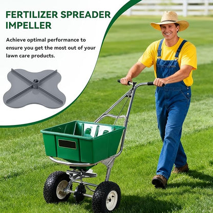 Fertilizer Spreader Impeller for Lesco 030317 101186, 705699, 091186 Spreader Replacement