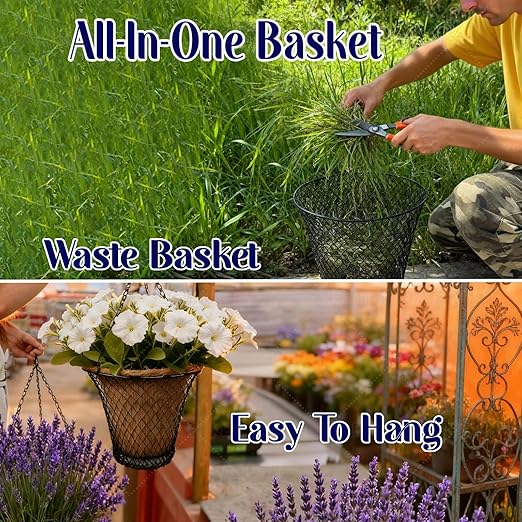Feel Natural-10 Pcs 9.25"x9.45"Plant Covers from Animals Plant Protectors from Animals Plant Basket Covers Garden Cloches for Plants Garden Plant Covers Cage for Plants Garden Cages
