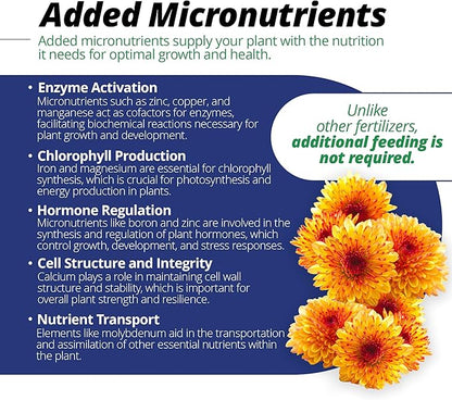 Jack's Professional 22-5-16 Mum Feed Water-Soluble Fertilizer with Micronutrients for Compact Mum Growth in Continuous Liquid Feed Programs, 25lbs