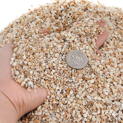 onlyfire 10 Pounds Silica Sand for Propane Fire Pits and Gas Fireplace, Wood Burning Firepit Base Layer Filler Sand Under Lava Rock or Fire Glass, 0.03" - 0.05"