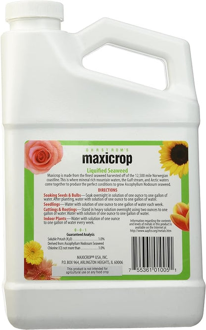 Maxicrop Liquid Seaweed (Kelp Extract, 32 Oz