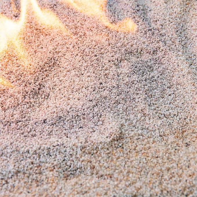 Silica Sand for Gas Fire Pits and Fireplaces - 10 Pounds of Fireproof and Heatproof Base Layer Sand for use Under Gas Logs, Lava Rock or Fire Glass