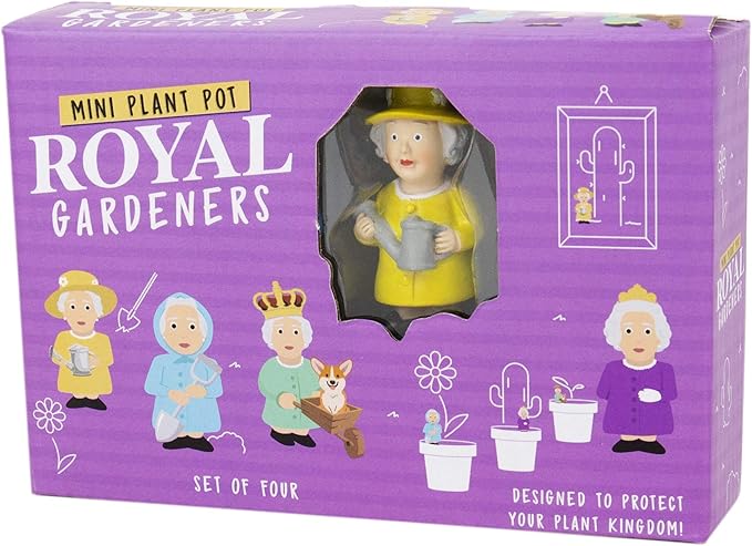 Gift Republic Royal Family Plant Markers - Set of 4