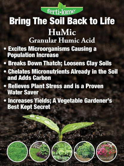 Fertilome (13124) HuMic Granular Humic Acid Soil Amendment (30 lbs.)