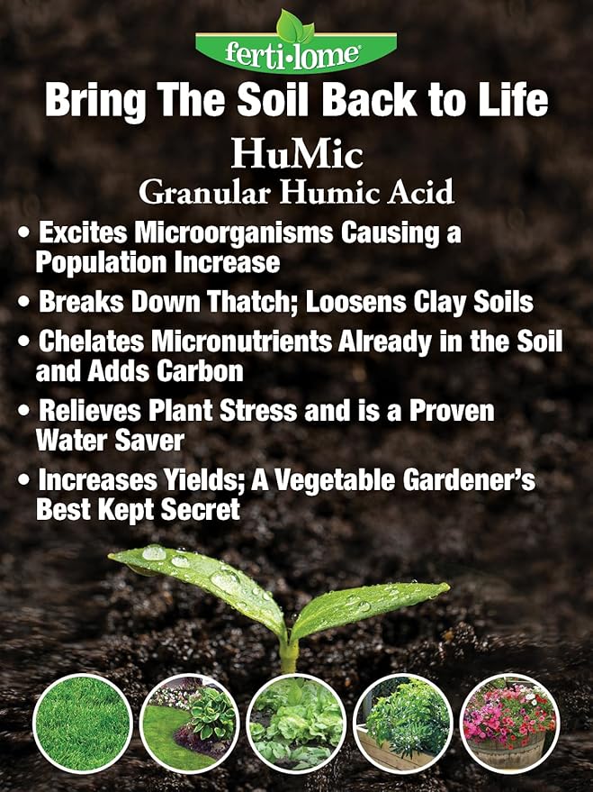 Fertilome (13120) HuMic Granular Humic Acid Soil Amendment (15 lbs.)