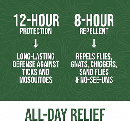 No Tickz Tick Repellent with 20% Picaridin, 12-Hour Protection from Ticks & Mosquitoes, Non-Greasy Formula, Made in The USA, Unscented, 4 Ounce Spray Bottle, 2-Pack