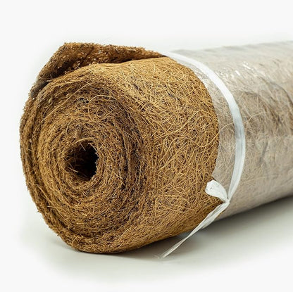 Coco Liner Roll, Yarrdfir 12x120 inch Natural Coconut Liners for Planter Flower Basket, Reptile Carpet, Natural Coconut Fiber mat, Garden Decoration, Animal pet pad