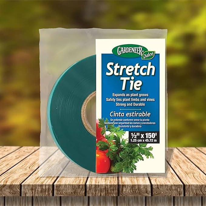 DALEN Products, INC., DALEN Stretch TIE 1/2" X150', Part No. 635810 (Catalog Category: Plant Supports, Labels)