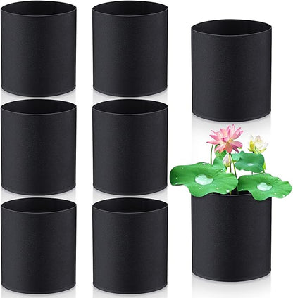 Norme 8 Pcs Aquatic Plant Pots for Pond, Pond Plant Baskets Heavy Duty Fabric Pots for Garden, Aquatic Plants, Bog Plants, Water Lily, Lotus, Flower(6 x 6 Inch)