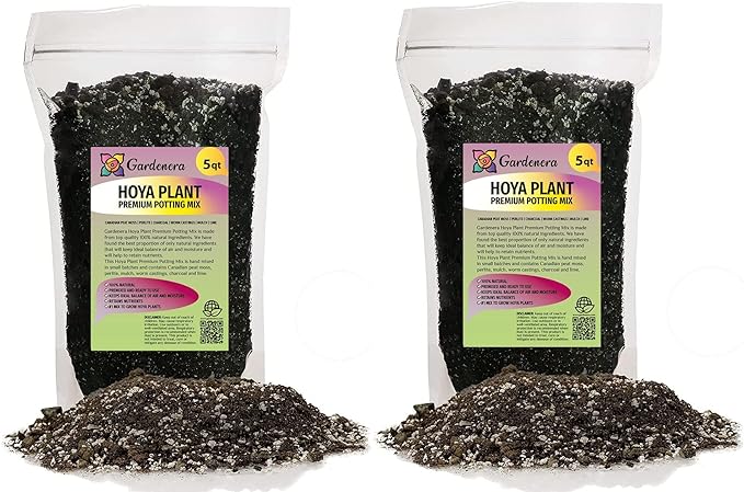 Premium Potting Mix for Hoya Plants by Gardenera - Promote Strong Root Systems and Optimum Nutrient Uptake - 10 Quart