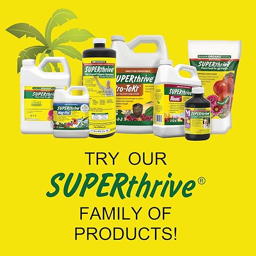 SUPERthrive Organic All-Purpose Plant Food, Solid Granular 4-4-4