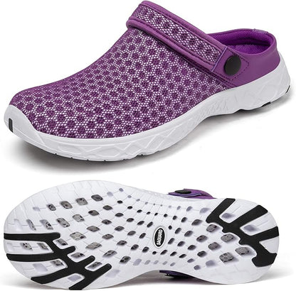 SAGUARO Men's Women's Quick Dry Garden Shoes Lightweight Breathable Gardening Clog Water Shoes Mesh Sandals for Sports Outdoor Beach Pool Exercise