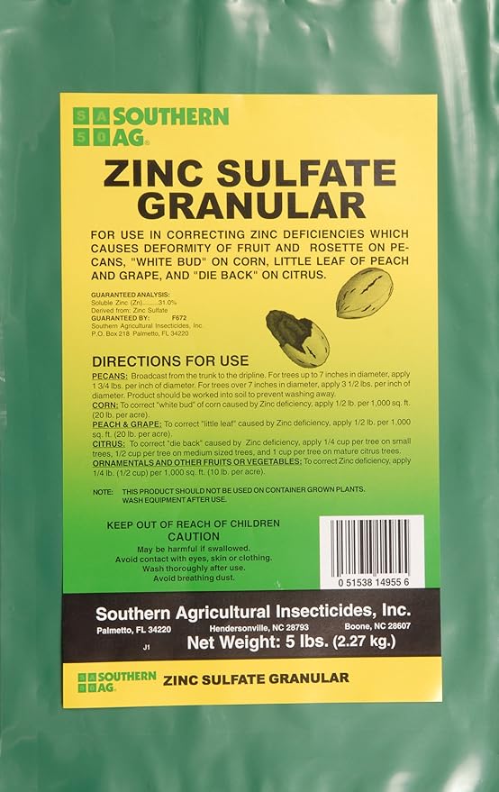 Southern Ag Zinc Sulfate Granular, 5lb
