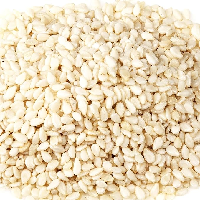 TomorrowSeeds - White Sesame Seeds - 1500+ Count - for 2026 Planting Benne Gingelly Til Simsim Ellu Shirogoma Zhi Ma Cover Crop Growing USA Asian Chinese Garden Grow Your Own Home Farm Patio Healthy