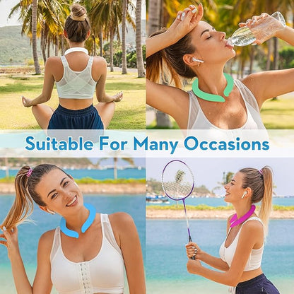 Neck CoolingTube, Reusable Ice Coolers Wearable Body CoolingProducts, Neck Coolers for HotWeather
