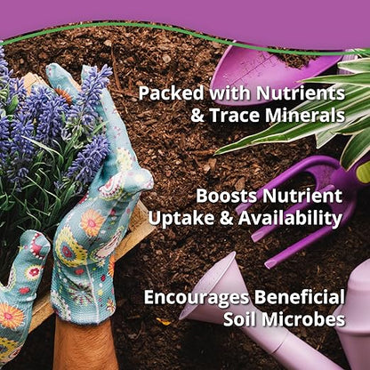 Kelp Bliss (5lbs) - Kelp Meal Organic Fertilizer for Plants, Garden Soil, Flowers, Vegetables, & Lawns - Organic Kelp Fertilizer & Soil Amendment - 100% Natural Plant Food Rich in Vitamins & Nutrients