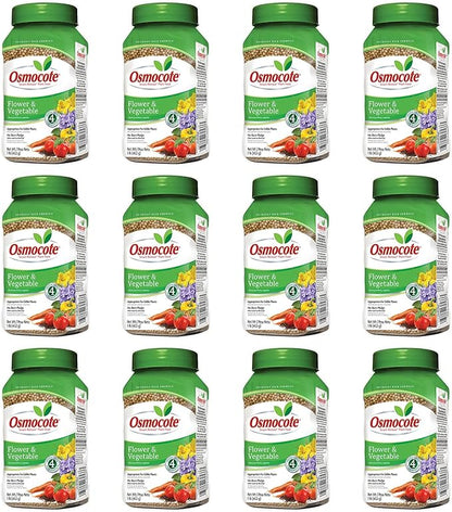 Osmocote Smart-Release Plant Food Flower & Vegetable, Plant Fertilizer, 1 lb. (12-Pack)