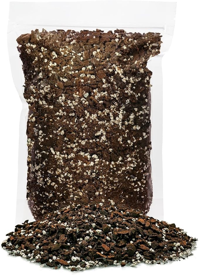 GARDENERA Premium Monstera Soil Blend - 10 Quart - Quick Drain Soil for Monstera Deliciosa and Other Large House Plants (2 Bags of 5 Quart)