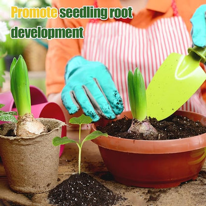 Organic Seed Starter Premium Potting Soil Mix 4qt, All Natural Seed Starter Mix for Fast Germination and Vigorous Seedlings with Strong Root Systems