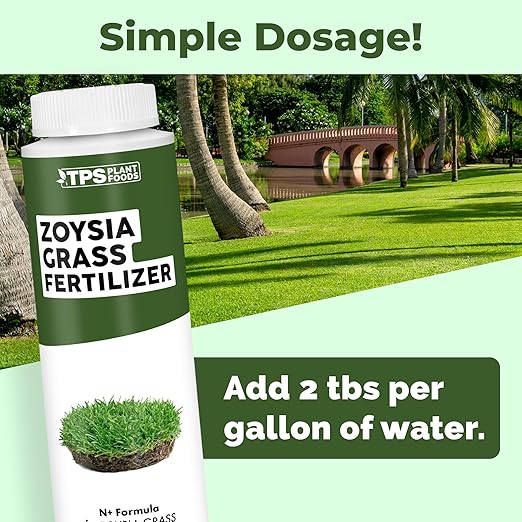 Zoysia Grass Fertilizer for Zoysia Grass, Great for Zenith, Emerald, and Zeon Varieties, Liquid Fertilizer by TPS Plant Foods, 8 oz (250mL)