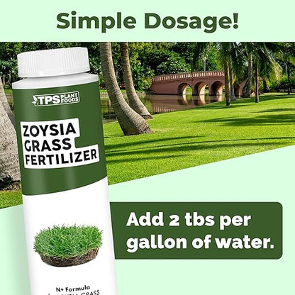 Zoysia Grass Fertilizer for Zoysia Grass, Great for Zenith, Emerald, and Zeon Varieties, Liquid Fertilizer by TPS Plant Foods, 8 oz (250mL)