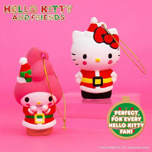 Horizon Group USA Paint Your Own Figurine Kit, DIY Art Project for Kids, Hello Kitty and My Melody Ornaments