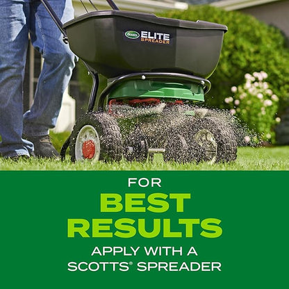 Scotts Turf Builder Rapid Grass Sun and Shade Mix, Combination Seed and Fertilizer, Grows Green Grass in Just Weeks, 2.4 lb.