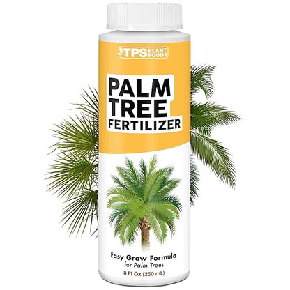 Palm Tree Fertilizer for All Palms and Ferns, Liquid Plant Food 8 oz (250mL)