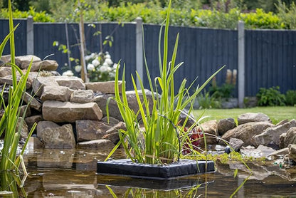 PondH2o Floating Aquatic Planter Basket, Floating Plant Baskets Kit 10" & 14" Square, Floatable Aquatic Water Garden Pond Plant Islands for Ponds and Water Features | Value 2 Pack