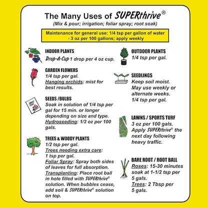 SUPERthrive Plant Vitamin Solution, 1 Quart