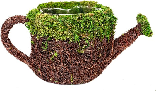 SuperMoss (55259) 5" Deco Watering Can Planter Basket, Small