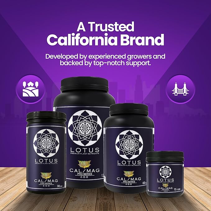 Cal/Mag Pro Series - Hydroponic Plant Nutrients - Supplement for Enhanced Plant Growth - Naturally Derived Premium Powdered Nutrient with Calcium and Magnesium for Soil, Hydroponic, & Coco Coir 60oz