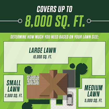 Scotts Turf Builder Healthy Plus Lawn FoodFL, 2-in-1 Fungicide and Fertilizer, Helps Grass Withstand Summer Stress, 8,000 sq. ft., 27.40 lbs.