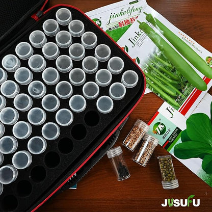 Seed Organizer Storage Box, 60 Slot Seed Organizer For Categorizing And Storing