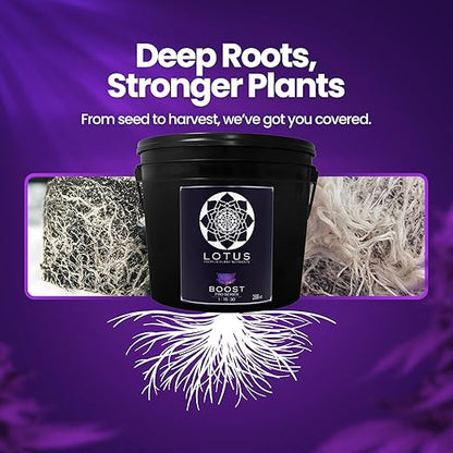Boost Pro Series Bloom Booster and Yield Enhancer, Boost Any Plant Feeding Recipe for Turbo-Charged Flower Density/Oil Production, Amino Nitrogen Formula for Soil, Hydroponics and Coco Coir - 288 oz