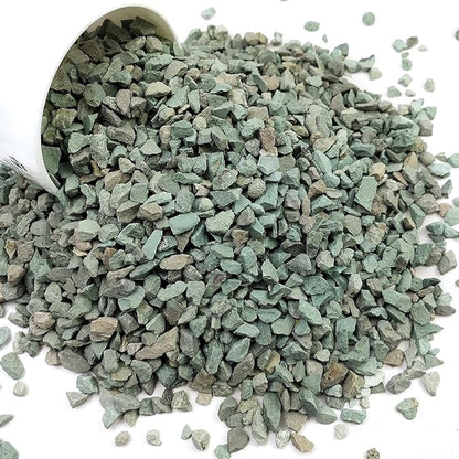 Succulents and Cactus Green Zeolite Rocks, Decorative Stones Pebbles for Indoor Plants, Bonsai, Fairy Gardening, Terrarium, 5lb