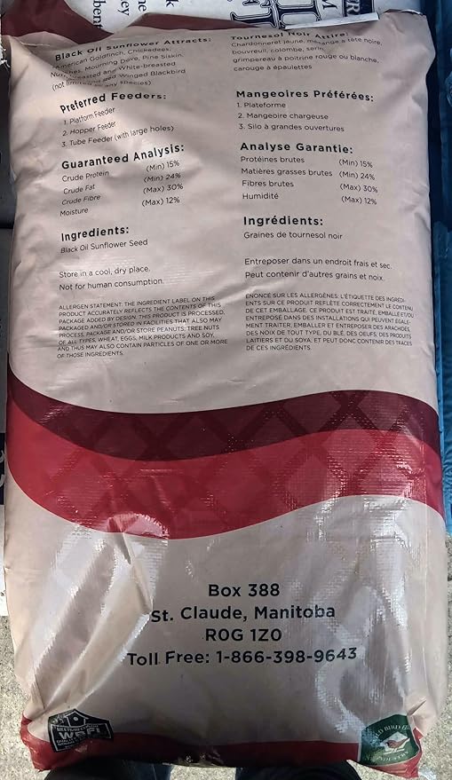 Black Oil Sunflower Seed Wild Bird Food (40 Pound) (Packaging May Vary)